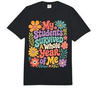 Mi Estudiante sobrevivió Todo el año de mí Maestro de Escuela del último día Comfort Colors Adult Heavyweight T-Shirt