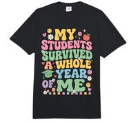 Mi Estudiante sobrevivió Todo el año de mí Maestro de Escuela del último día Comfort Colors Adult Heavyweight T-Shirt
