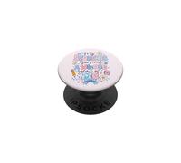 Mi Estudiante sobrevivió Todo el año de mí Maestro de Escuela del último día PopSockets PopGrip Adhesivo