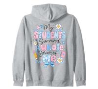 Mi Estudiante sobrevivió Todo el año de mí Maestro de Escuela del último día Sudadera con Capucha