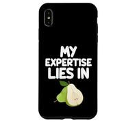 Mi Experiencia radica en Peras Dulces Frutas de otoño Bartlett Bosc Carcasa para iPhone XS MAX