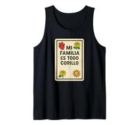 Mi Familia ES Todo Corillo Latino México Divertido Tiempo en Familia Camiseta sin Mangas