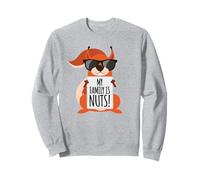 ¡Mi familia está loca! Funny Squirrel Sudadera