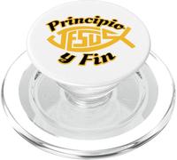 Mi fe está cimentada en Dios PopSockets PopGrip para MagSafe