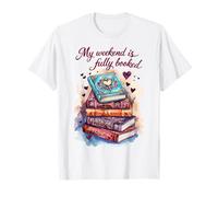 Mi Fin de Semana está Completamente Reservado Lectura Cita Amante de los Libros Humor Camiseta
