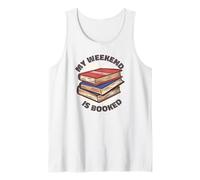 MI Fin DE Semana ESTÁ Reservado Lectura Libros Lector Meme Divertido Camiseta sin Mangas