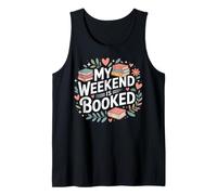 Mi fin de semana está reservado Leer Leer Libros Lector Nerd Camiseta sin Mangas
