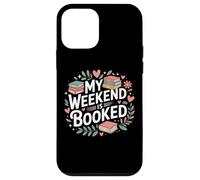 Mi fin de semana está reservado Leer Leer Libros Lector Nerd Carcasa para iPhone 12 mini
