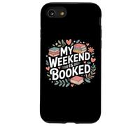 Mi fin de semana está reservado Leer Leer Libros Lector Nerd Carcasa para iPhone SE (2020) / 7 / 8