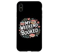 Mi fin de semana está reservado Leer Leer Libros Lector Nerd Carcasa para iPhone XS Max