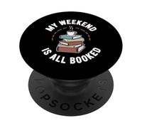 Mi Fin de Semana está Reservado para Leer PopSockets PopGrip Adhesivo