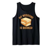 Mi Fin de Semana está Reservado Pila de Libros Camiseta sin Mangas