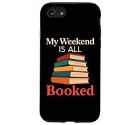 Mi Fin de Semana está Todo Reservado Lectura Divertida Amante de los Libros Bibliotecario Carcasa para iPhone SE (2020) / 7/8