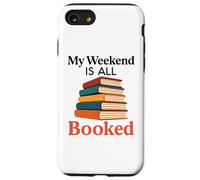 Mi Fin de Semana está Todo Reservado Lectura Divertida Amante de los Libros Bibliotecario Carcasa para iPhone SE (2020) / 7/8