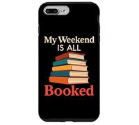 Mi Fin de Semana está Todo Reservado Lectura Divertida Amante de los Libros Bibliotecario Carcasa para iPhone 7 Plus/8 Plus