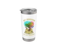 Mi fin de semana está todo reservado Leer de verano todos juntos ahora Vaso térmico de acero inoxidable de doble pared