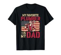 Mi fontanero favorito es el Día del Padre de mi papá, un trabajo orgulloso de la familia Camiseta