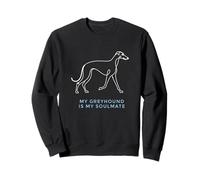 Mi Galgo es mi Alma Gemela Amante de Las Mascotas Greyhound Racing Sudadera