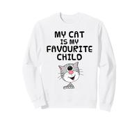 Mi Gato es mi Hijo Favorito, mamá papá Gracioso Sudadera