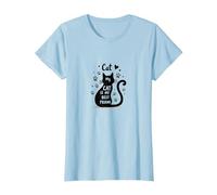 Mi Gato es mi Mejor Amigo Amante de Las Mascotas Camiseta, Mujer, Azul Bebé, S