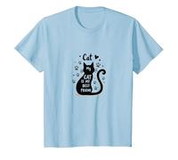 Mi Gato es mi Mejor Amigo Amante de Las Mascotas Camiseta, Niños, Azul Bebé, 2 años