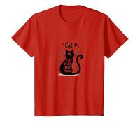 Mi Gato es mi Mejor Amigo Amante de Las Mascotas Camiseta, Niños, Rojo, 6 años