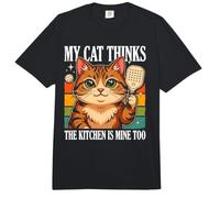 Mi Gato Piensa Que la Cocina es mía Demasiado Humor Comfort Colors Adult Heavyweight T-Shirt