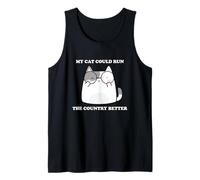 Mi gato podría dirigir mejor el país Camiseta sin Mangas