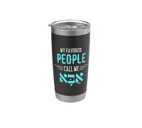 Mi gente favorita me llama Abba Hebrew Dad Hanukkah Vaso térmico de acero inoxidable de doble pared