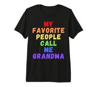 Mi Gente Favorita me Llama Abuela día de la Madre Abuela Mimi Camiseta Premium