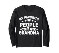 Mi Gente Favorita me Llama Abuela Manga Larga