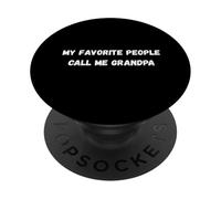 Mi Gente Favorita me Llama Abuelo PopSockets PopGrip Adhesivo