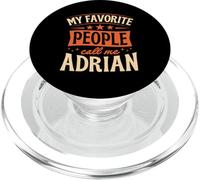 Mi Gente Favorita me Llama Adrian Nombre Personalizado PopSockets PopGrip para MagSafe