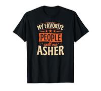 Mi Gente Favorita me Llama Asher Nombre Personalizado Camiseta