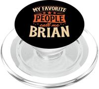 Mi Gente Favorita me Llama Brian Nombre Personalizado PopSockets PopGrip para MagSafe