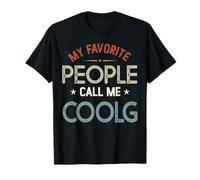Mi Gente Favorita me Llama COOLG Vintage Fathers Day Camiseta