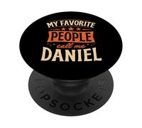 Mi Gente Favorita me Llama Daniel Nombre Personalizado PopSockets PopGrip Adhesivo