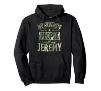 Mi Gente Favorita me Llama Jeremy Nombre Personalizado Sudadera con Capucha