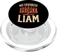 Mi Gente Favorita me Llama Liam Nombre Personalizado PopSockets PopGrip para MagSafe