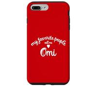 Mi Gente Favorita me Llama OMI alemán Alemania großmutter OMA Carcasa para iPhone 7 Plus/8 Plus