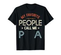 Mi Gente Favorita me Llama PA Vintage Día del Padre Camiseta