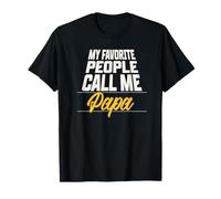 Mi Gente Favorita me Llama papá Día del Padre Divertido Camiseta