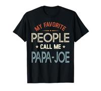 Mi Gente Favorita me Llama Papa-Joe Vintage Día del Padre Camiseta