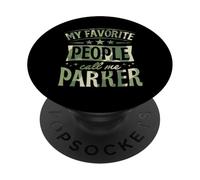 Mi Gente Favorita me Llama Parker Nombre Personalizado PopSockets PopGrip Adhesivo