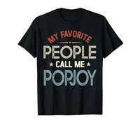 Mi Gente Favorita me Llama POPJOY Vintage Día del Padre Camiseta