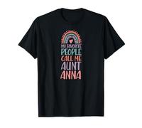Mi Gente Favorita me Llama tía Anna Nombre tía Camiseta