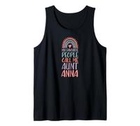 Mi Gente Favorita me Llama tía Anna Nombre tía Camiseta sin Mangas
