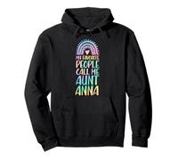Mi Gente Favorita me Llama tía Anna Nombre tía Sudadera con Capucha
