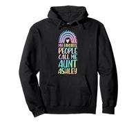 Mi Gente Favorita me Llama tía Ashley Nombre tía Sudadera con Capucha