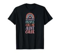 Mi Gente Favorita me Llama tía Chloe Nombre Tía Camiseta